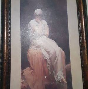 Solitude painting with some chips from moving. Sti